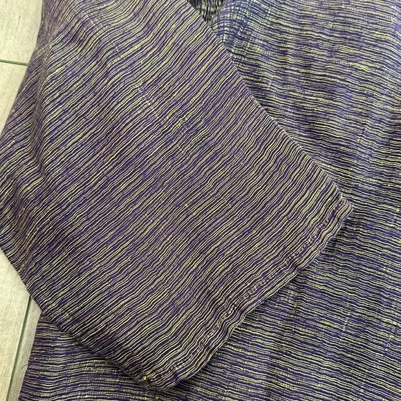 Eileen Fisher Silk Button Down Shirt Sz M - Picture 4 of 6